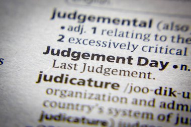 Sözlükte Sözcük veya tümcecik Yargı Günü.