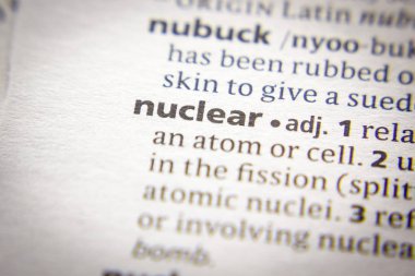 Sözlükte Word veya ifade Nükleer.