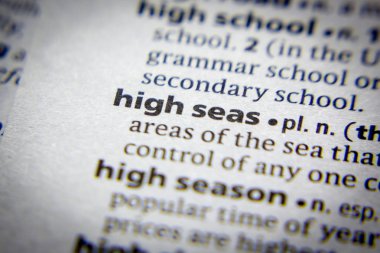 Sözlükte sözcük veya tümcecik Yüksek denizler.