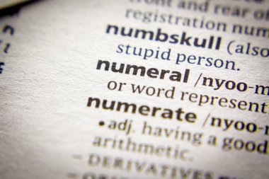 Sözcük veya sözcük sayısı ve sözlükteki tanımı