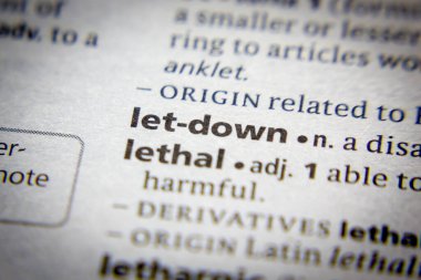 Sözlükte sözcük ya da sözcük hayal kırıklığı