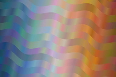 Mavi, sarı ve kahverengi dalga vektör arkaplanı.