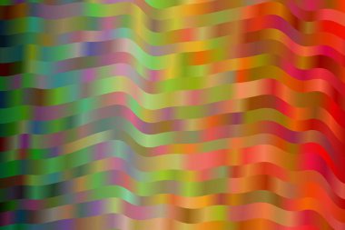 Yeşil, sarı ve kırmızı dalga vektör arkaplanı.