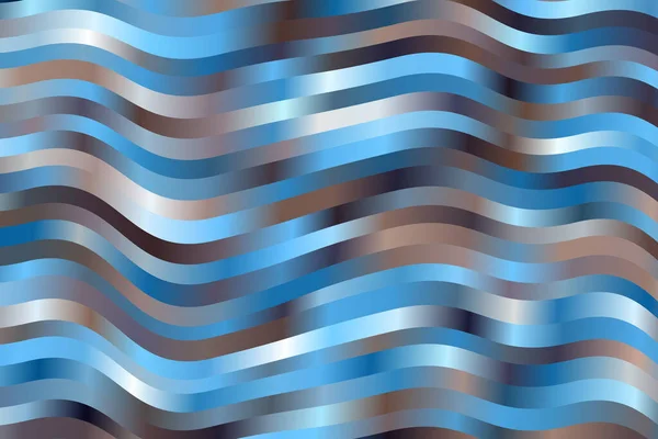 Fond Vectoriel Vagues Bleues Brunes — Image vectorielle