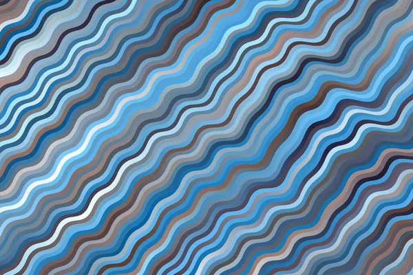 Blue Brown Waves Vector Background — Stock Vector