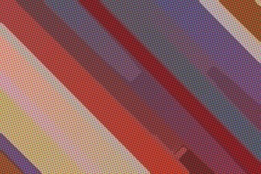 Noktalı kahverengi ve mavi çizgiler soyut boya arkaplanı.