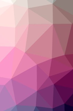 Soyut pembe dikey düşük polimerli arka plan tasviri. Çok güzel bir çokgen dizaynı. İhtiyaçlarınız için faydalı.