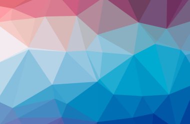 Soyut Mavi, Mor, Kırmızı ve Yeşil yatay düşük polimer arkaplan. Çok güzel bir çokgen dizaynı. İhtiyaçlarınız için faydalı.