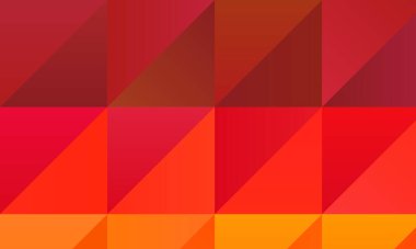 Kırmızı ve turuncu çokgen soyut arka plan. İhtiyaçlarınız için harika illüstrasyon.