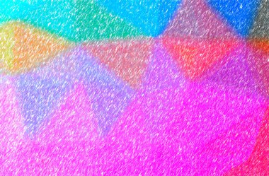 Mavi, pembe Low Coverage Renkli Kalem arkaplanının soyut çizimi.