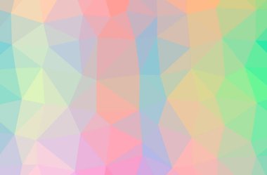 Soyut Yeşil, Pembe, Kırmızı, Sarı, yatay düşük polimer arkaplan. Çok güzel bir çokgen dizaynı. İhtiyaçlarınız için faydalı.