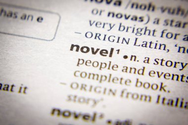 Sözlükte bir sözcük ya da cümle Roman