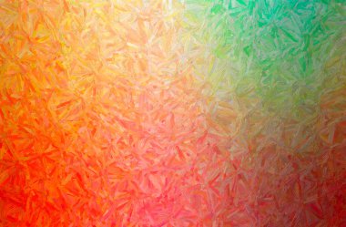 Kahverengi, turuncu renkli Impasto arkaplanının soyut çizimi.