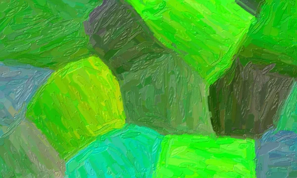 Dark green large color variation impasto background, digitally created.