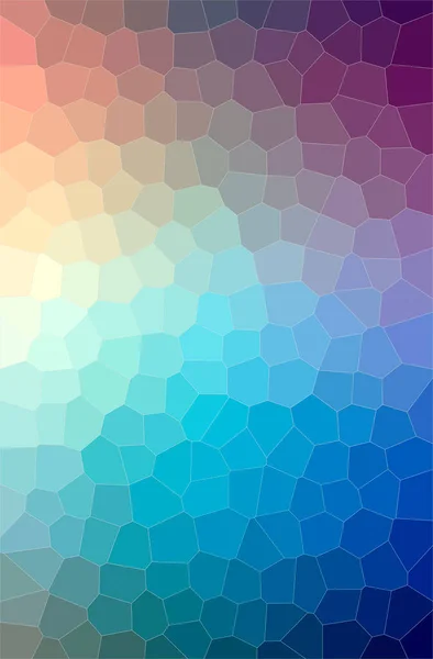Illustrazione Astratta Sfondo Esagonale Medie Dimensioni Blu Rosso — Foto Stock