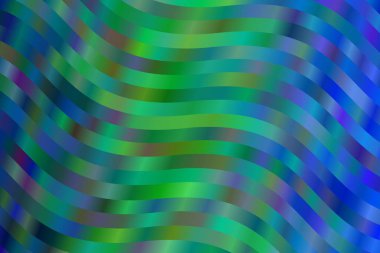 Güzel yeşil ve koyu mavi dalgalar soyut vektör arkaplanı.