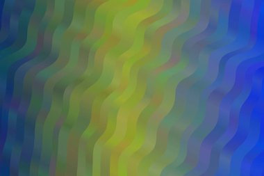 Muhteşem sarı ve koyu mavi dalgalar soyut vektör arkaplanı.