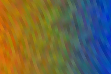 Şirin Turuncu, yeşil ve mavi dalgalar soyut vektör arkaplanı.