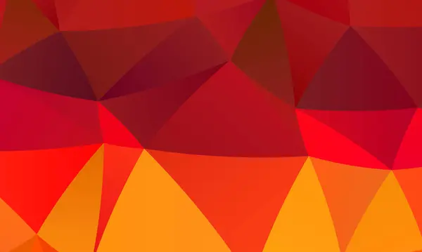 Червоний Помаранчевий Багатокутний Абстрактний Фон Чудова Ілюстрація Ваших Потреб — стоковий вектор