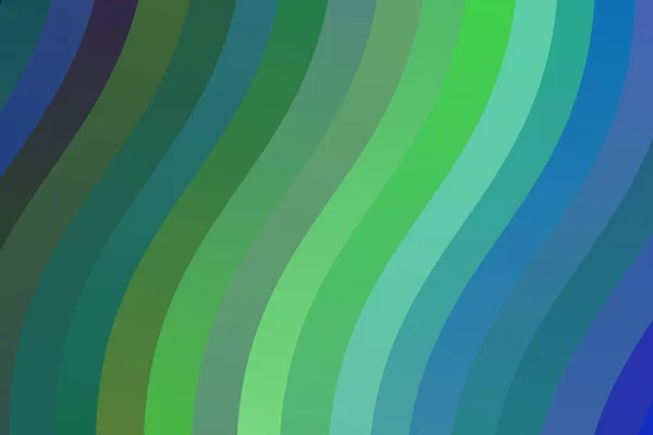 Bastante Verde Azul Claro Ondas Abstracto Vector Fondo — Vector de stock