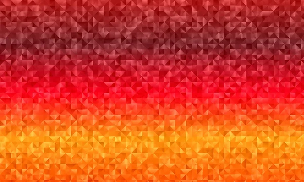 赤とオレンジの多角形の抽象的な背景 あなたのニーズのための素晴らしいイラスト — ストックベクタ