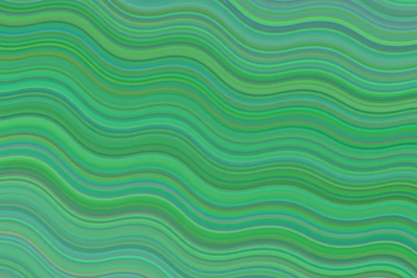可爱的绿波抽象矢量背景 — 图库矢量图片