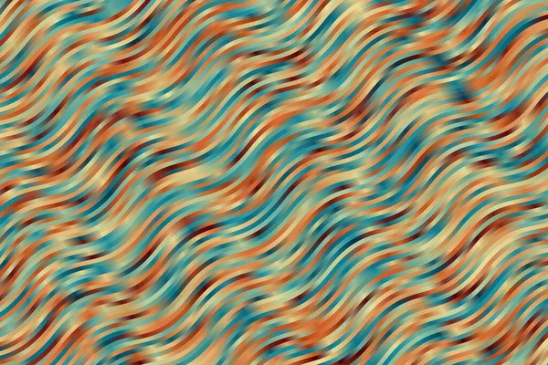 Orange Rouge Bleu Vagues Fond Abstrait Excellente Illustration Pour Vos — Image vectorielle