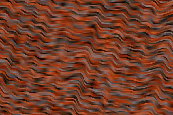Hoş Kırmızı Siyah Turuncu Dalgalar Soyut Vektör Arkaplanı — Stok Vektör