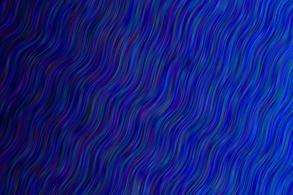 Potente Azul Oscuro Ondas Abstracto Vector Fondo — Vector de stock