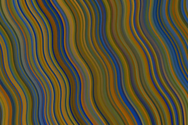 Muito Laranja Verde Azul Ondas Abstrato Vetor Fundo — Vetor de Stock