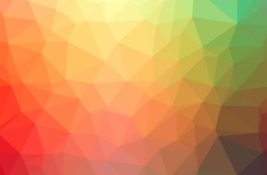 Soyut Yeşil, Turuncu, Pembe, Kırmızı yatay düşük polyester arkaplan. Çok güzel bir çokgen dizaynı. İhtiyaçlarınız için faydalı.