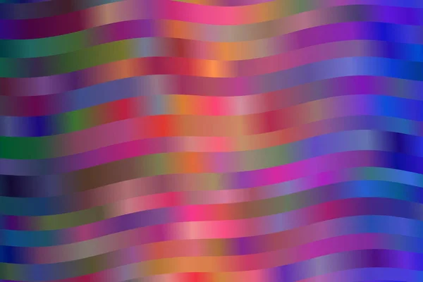 色彩斑斓的蓝波和红波抽象矢量背景 — 图库矢量图片