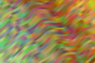 Kahverengi ve yeşil dalgalar soyut arkaplan. İhtiyaçlarınız için harika illüstrasyon.