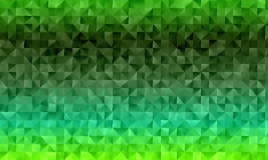 Koyu yeşil çokgen soyut arka plan. İhtiyaçlarınız için harika illüstrasyon.