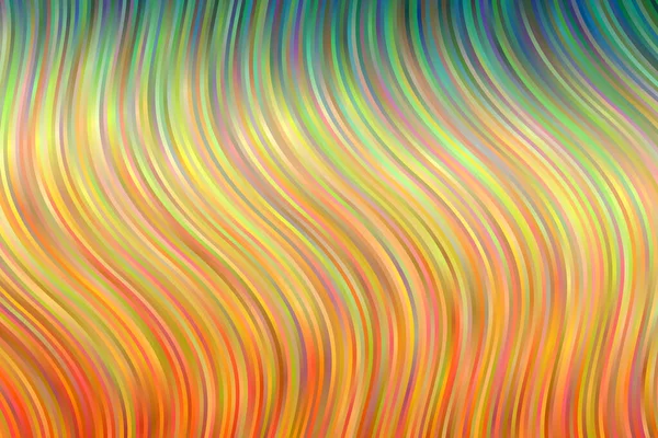 Turuncu, sarı ve yeşil dalgalar soyut arkaplan. İhtiyaçlarınız için harika illüstrasyon.