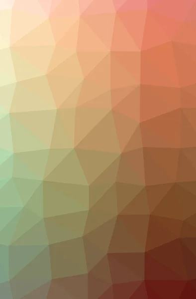 Ilustrace Abstraktního Oranžového Vertikálního Nízkého Poly Pozadí Krásný Polygonový Vzor — Stock fotografie