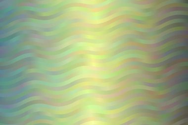 Sarı, yeşil ve açık mavi dalgalar soyut arkaplan. İhtiyaçlarınız için harika illüstrasyon.