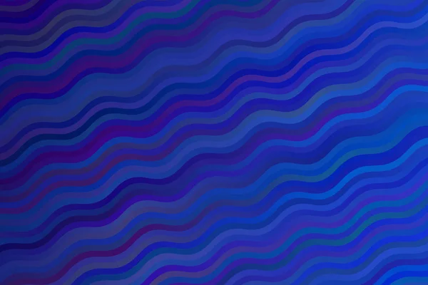 色彩斑斓的深蓝色波浪抽象矢量背景 — 图库矢量图片