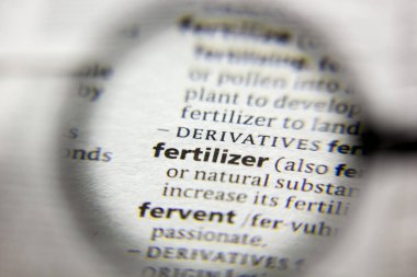 Bir sözlükte gübre sözcüğü veya ifadesi