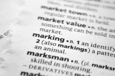 Sözlükte İşaretleme Sözlüğü