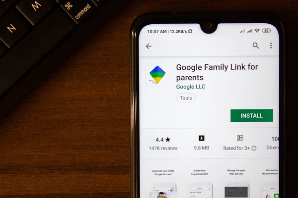 Ivanovsk Russie Juillet 2019 Google Family Link Pour Application Parents — Photo