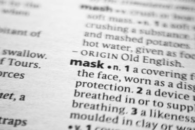 Sözlükteki sözcük veya ifade Maskesi