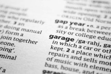 Sözlükteki sözcük veya ifade Garajı