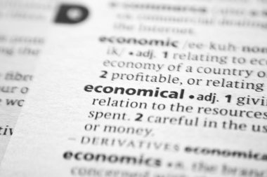 Sözlükte sözcük veya cümle Ekonomik