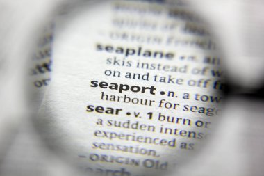 Sözlükte Seaport sözcüğü veya tabiri