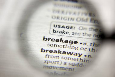 Sözlükte Kırılma Sözcüğü