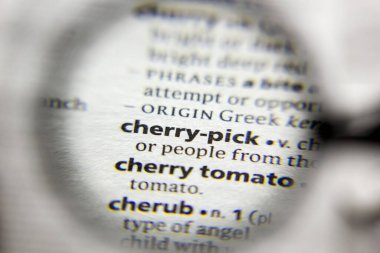 Sözlükte kiraz-seç sözcüğü