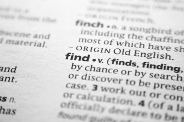 Sözlükte Sözcük ya da Cümle Bul