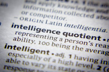 Sözlükteki sözcük ya da ifade Zeka katsayısı