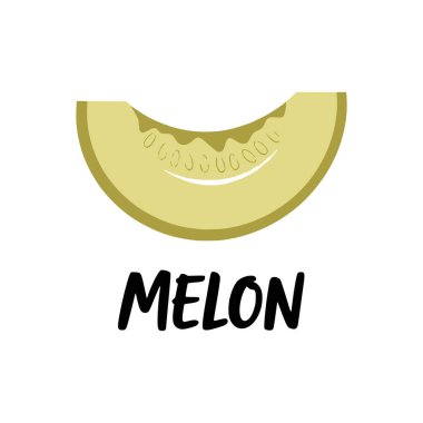 vektör simgesi, illüstrasyon, bir dilim karpuz